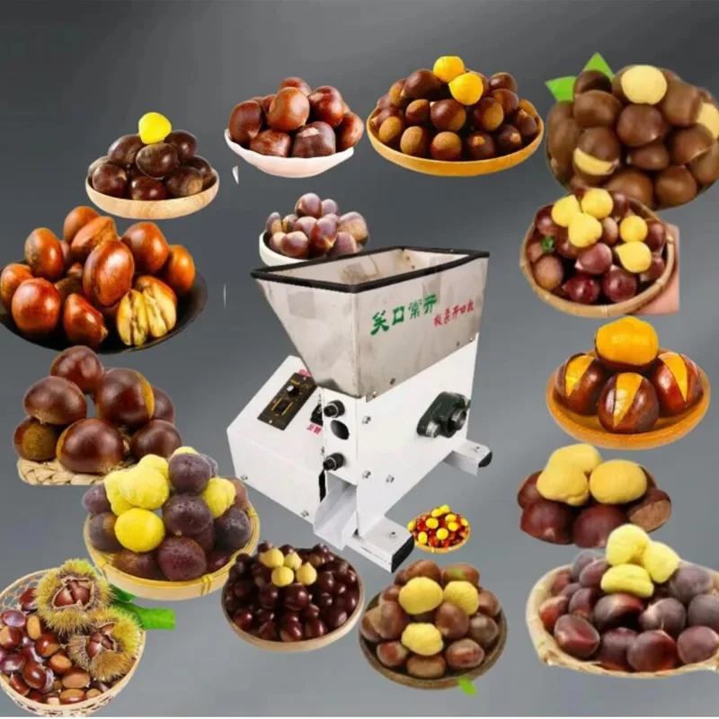 Chestnuts Macadamia Nut Shell Opener Machine Stainless Steel Chestnut Cutter Machine Chestnut Sheller Opening Cutting Machine