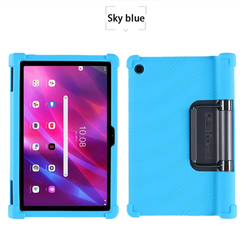 Odporne na wstrząsy silikonowe pokrowiec na Lenovo Yoga Tab 11 etui ochronne dla dzieci osłona dla YT-J706X YT-J706F 4 zagęszczona — zdjęcie produktu 2