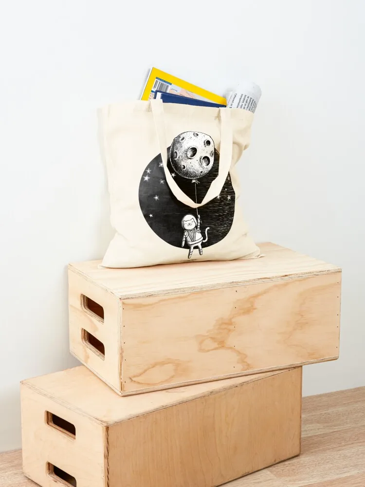 Moon Ballon Tote Bag Women's shopper bag tote bags cloth bags Shopper Shopping bags