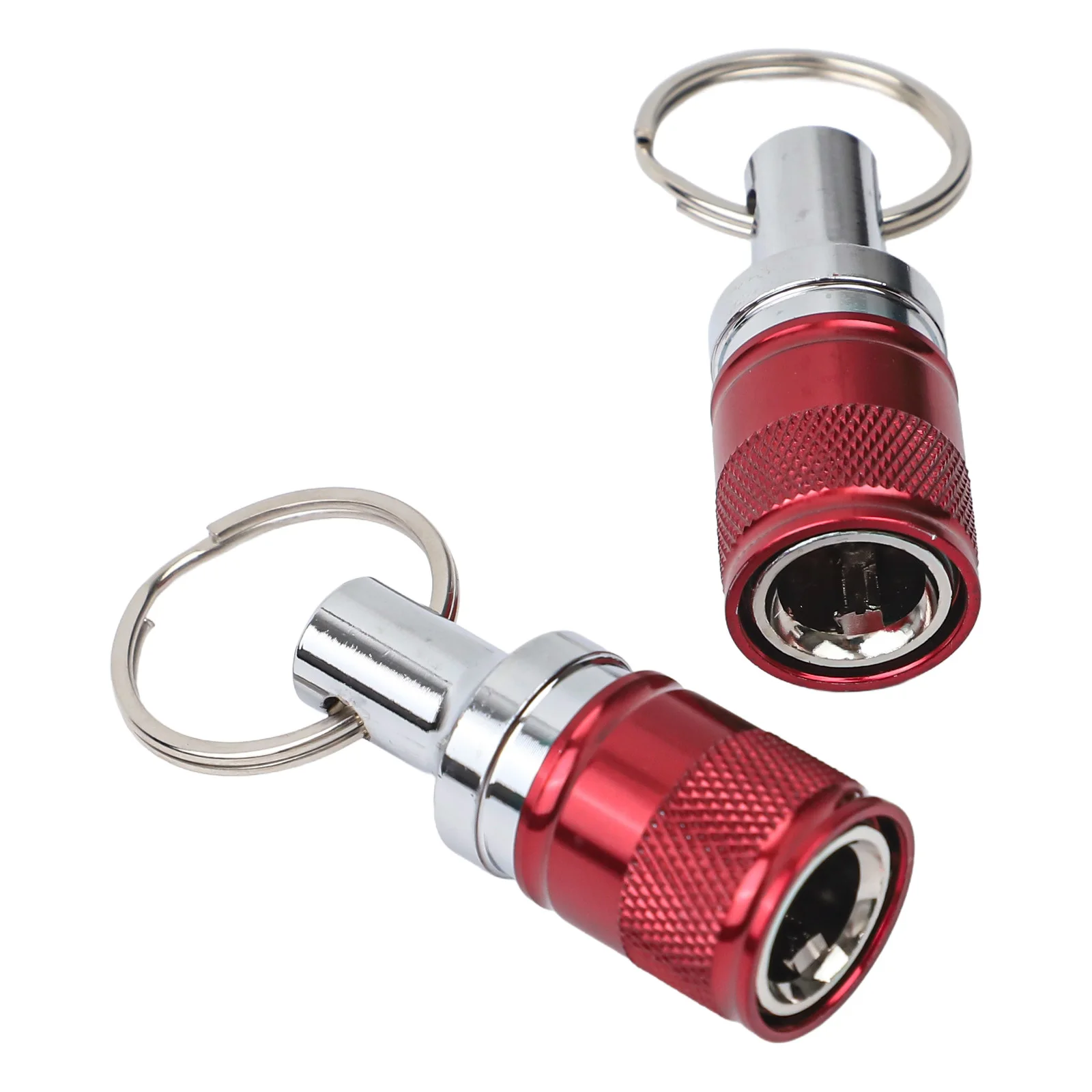 

2Pcs SDS Shank Screwdriver Bits Holder Extension Bar Drill Storage Keychain Key Chain Adapter Drill Bit Quick Replacement