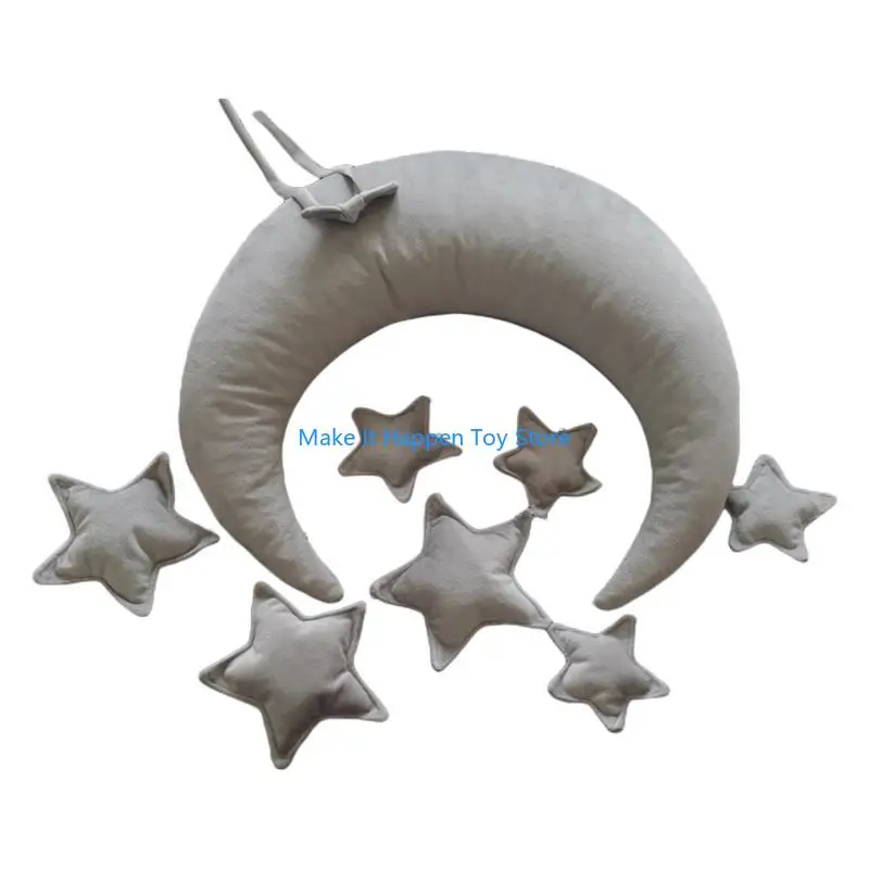 

28EC 9 Pcs/Set Newborn Photography Props Baby Posing Pillow+Stars for Baby Photo Fotografi