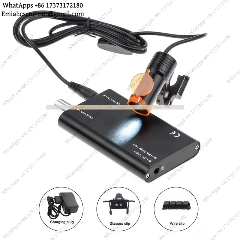 JS02 Dental ENT LED Headlight Wired 3W 5W Optional Surgical Headlamp Clinical Examination Light Medical Lighting Equipment