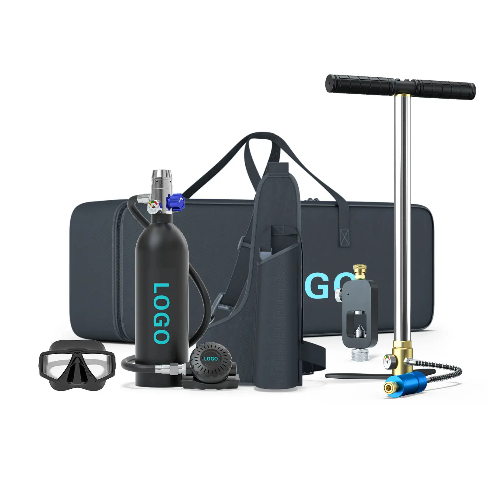 

Лидер продаж 1л бак для подводного плавания кислородный комплект оборудования для подводного дыхания мини-воздушный бак для подводного плавания