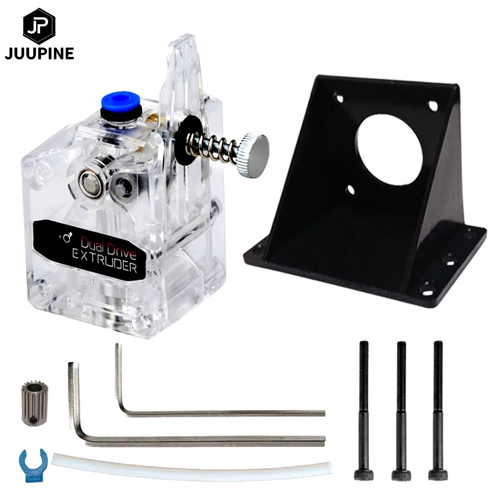 DDB Cloned Btech Dual Drive Bowden Direct Extruder for 3D Printer MK8 V6 Ender 3 CR10 Printer For 1.75mm TPU Flexible Filament