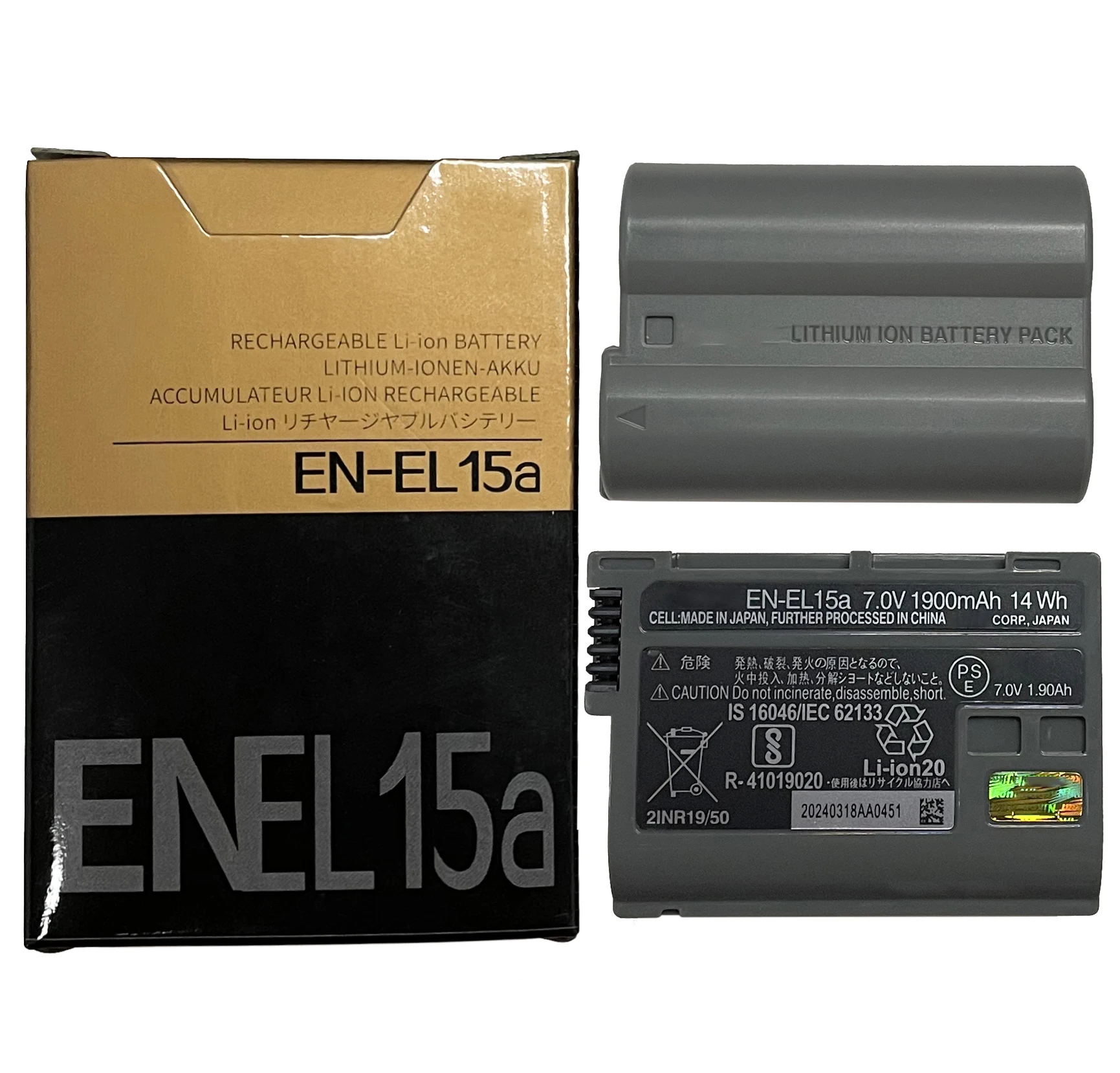 NEW EN-EL15a EN EL15a Battery For Nikon DSLR D7000 D7100 D7200 D850 D750 D780 D7500 D810 D500 D800 D610 D600 L5 Z6 Z7