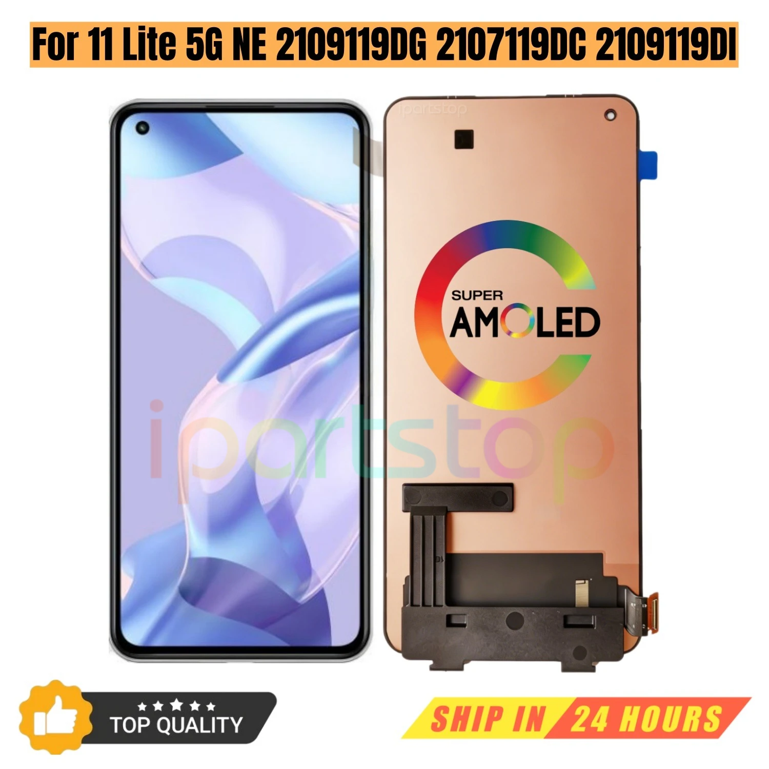 iparts-replacement-display-for-xiaomi-11-lite-5g-ne-2109119dg-2107119dc-2109119di-amoled-touch-screen-with-frame-assembly-oem