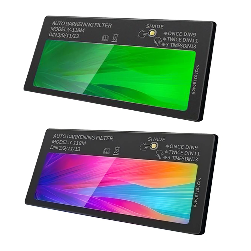 تتميز نظارات اللحام الآمنة بتقنية LCD سريعة الخافتة مصممة لضبط المعتمدة تلقائيًا على أساس ظروف الضوء