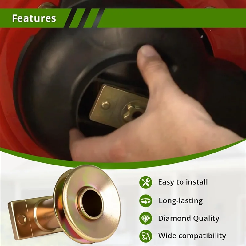 Adaptador de lâmina de cortador de grama ABUG-687-02528 com polia, para trator MTD, Cub Cad Et e Troy-Bilt, parafuso adaptador de polia de acionamento de 25 mm