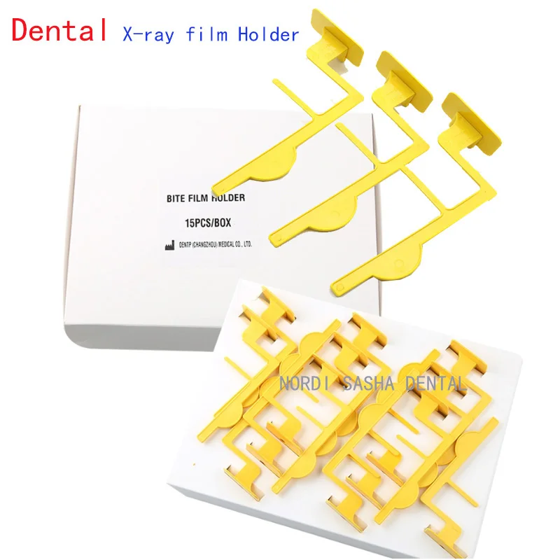 15 stks/set Dental X Ray Film Klepstandsteller Houder Tandheelkundige Plastic Digitale X-Ray Film Dental Lab Oriëntatie Houder Tandheelkunde levert