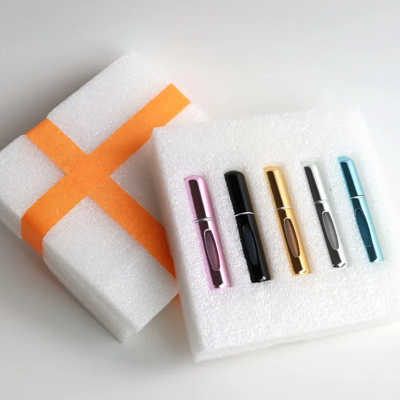 Neue Heiße 5 stücke Sets Tragbare 5 ml Parfüm Nachfüllflasche Nachfüllbare Spray Duft Pumpe Leere Zerstäuber Kosmetische Behälter Reise geschenk – Detail 7
