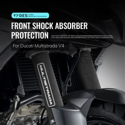Motorcycle Front Fork Protection Cover Shock Absorber Dust Protector Stretch Fabrics Sleeve For Ducati Multistrada V4 S RS Rally