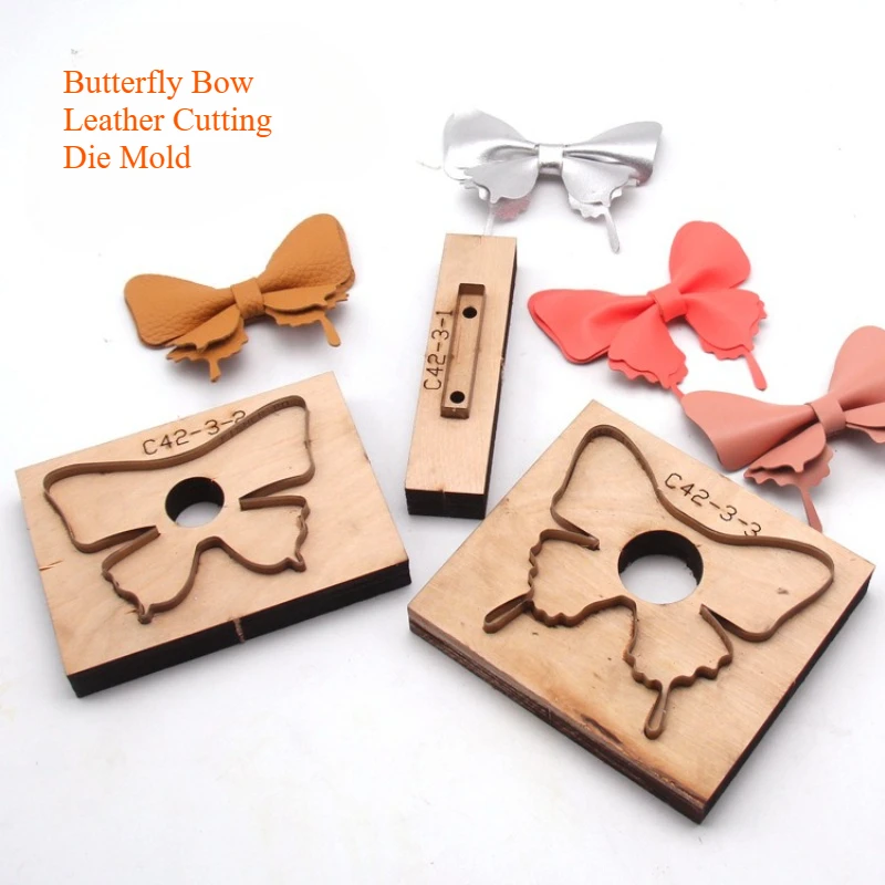 

Butterfly Bow Leather Cutting Die Mold,Household DIY Leathercraft Cutting Tool for Handmade Jewelry Accessories,Leather tools