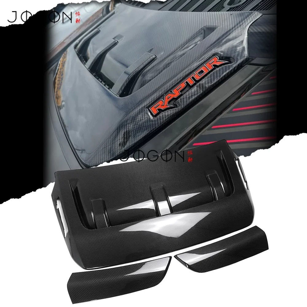 Углеродное волокно для Ford F150 F-150 Raptor 2021 2022 2023-2025, защита переднего капота двигателя автомобиля, комплект кузова, накладка на капот двигателя