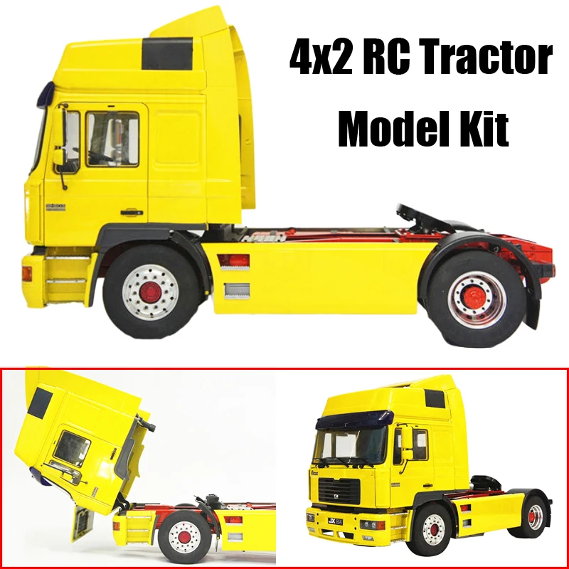 

NEW Tamiya 1/14 4x2 RC Tractor Model Kit RC Truck Dump Truck F2000 Metal Open Door RC Car Diy Parts Adult Toy Gift