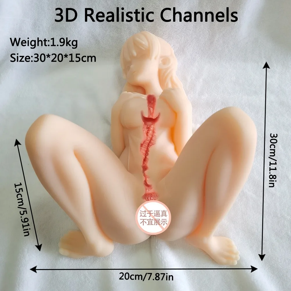 Anime Sexy Doll Masturbator Silicone Inverted Vagina Aircraft Cup Mini Porn Dolls Full-body Pocket Pussy Adult Sex Toys For Men