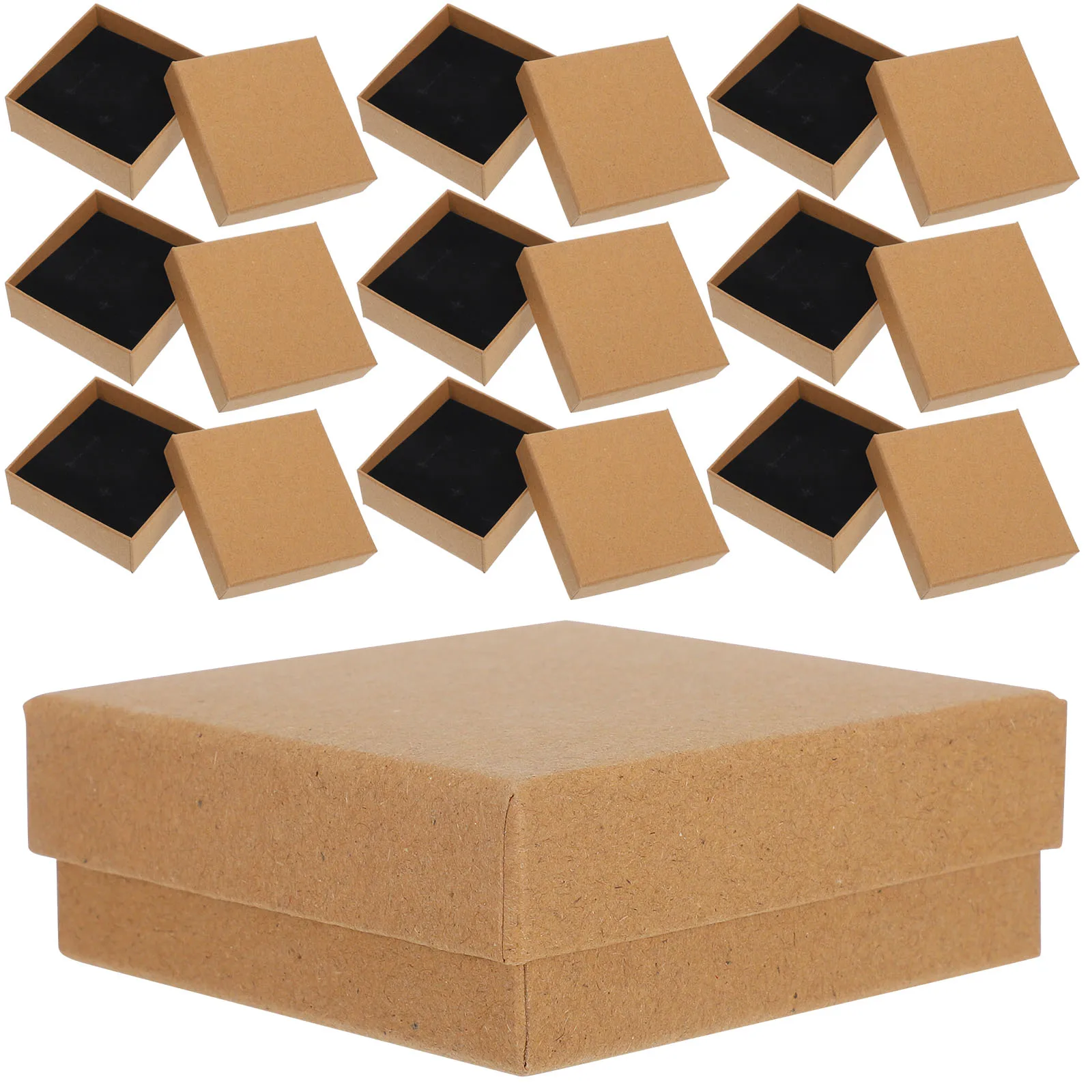 

10 Pcs Jewelry Box Watch Case for Men Packing Boxes Single Present Supply Cases Sponge Display Small