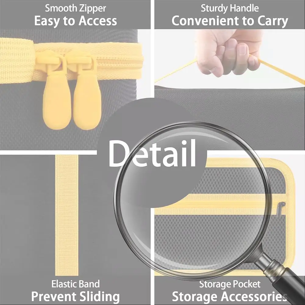 

Беспроводной автомобильный вакуумный органайзер, водонепроницаемый жесткий чехол для хранения, противоударная ручная автомобильная вакуумная сумка для хранения для Fanttik Slim V8/V10