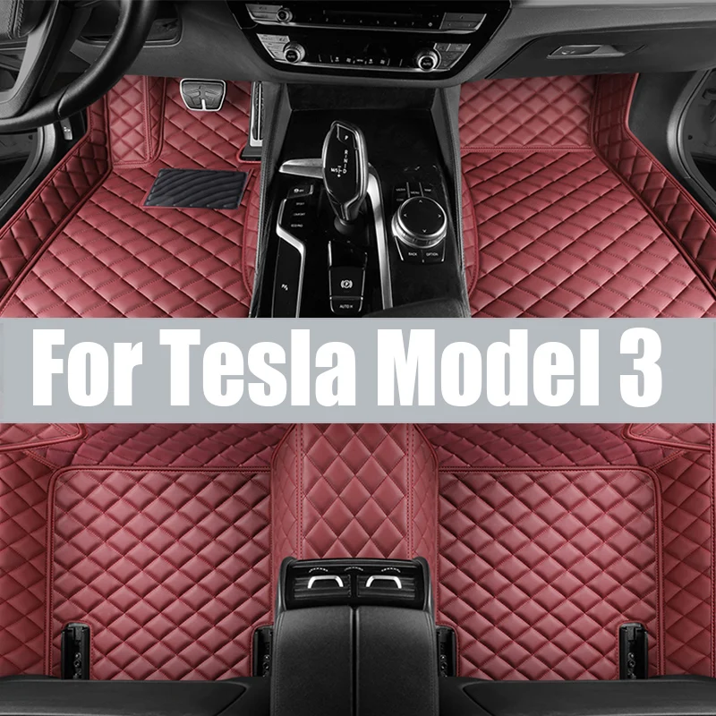 

Car Floor Mats Cargo Liner for Tesla Model 3 TPE Waterproof Protective Car Pad Auto trunk mat