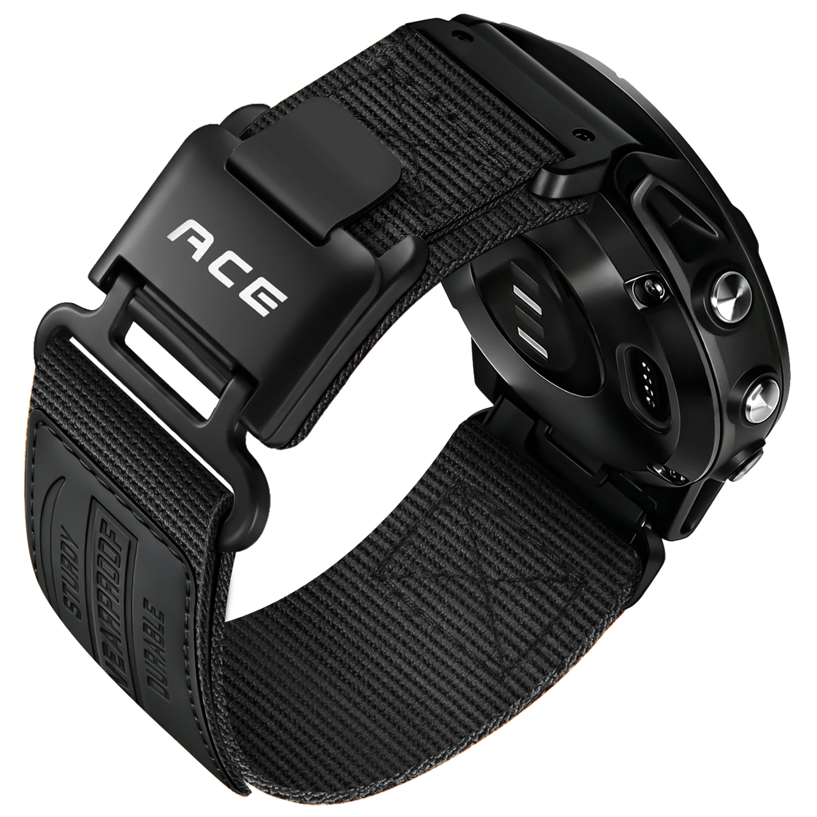 Compatível com pulseira de relógio Garmin - pulseira masculina de nylon de liberação rápida de 22mm/26mm, adequada para Fenix 8/7/7X/6/5 Epix Gen2/Enduro3