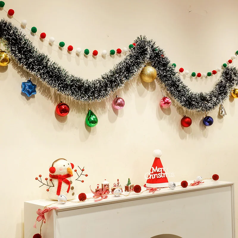 عيد الميلاد معلقة قلادة عيد الميلاد تزيين مُثبت عيد الميلاد DIY مهرجان الديكور السنة الجديدة 2026 عيد الميلاد جارلاند نافيداد