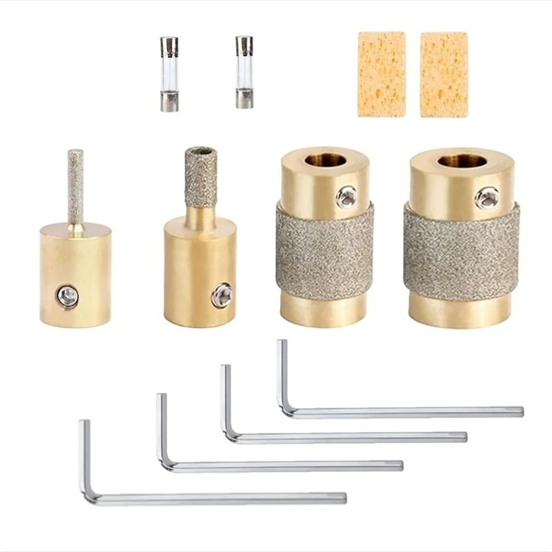 rabit-as59~-ensemble-de-fraises-diamantees-compatibles-pour-travaux-interieurs-4-pieces-avec-noyaux-en-laiton-de-1-8-1-4-3-4-1-pouce-pour-meuleuse-a-vitraux