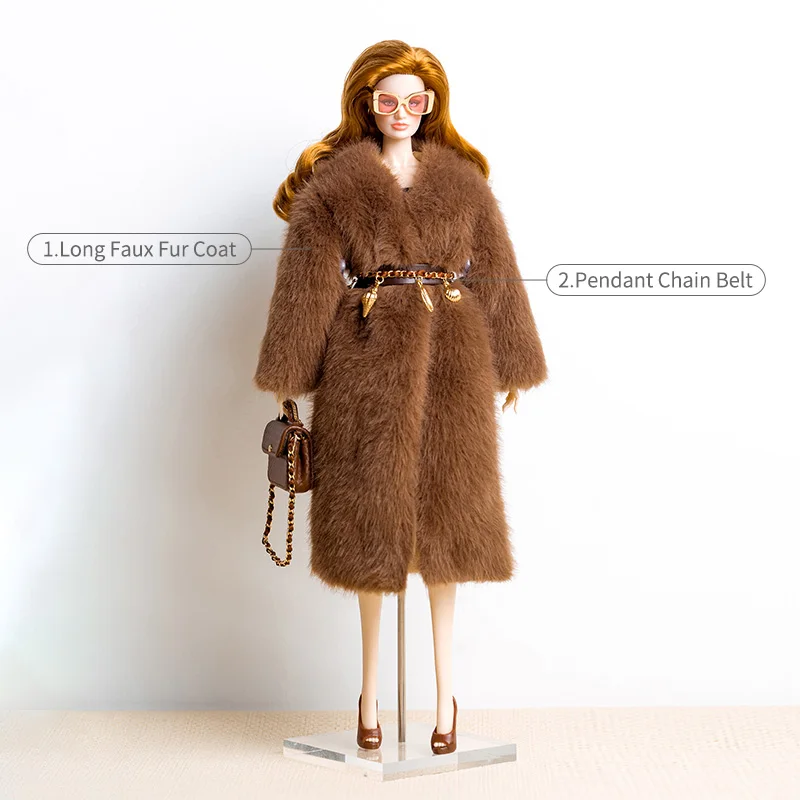 Supermodel Poppenkleertjes Pak Herfst Winter Kledingsets DIY Speelgoed 32cm Poppenhuis DIY Verkleed Speelgoed 1/6 Anime BJD Collector - afbeelding 1