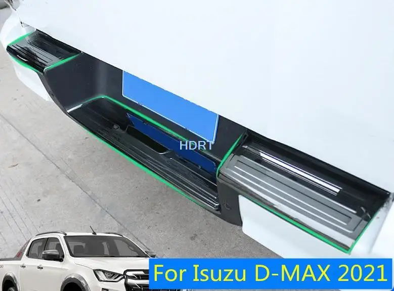 

For Isuzu D-MAX D MAX 2021 Car Model Protection Board Threshold Pickup Accessories Gate Sill Guard Rear Bar Bumper decoration