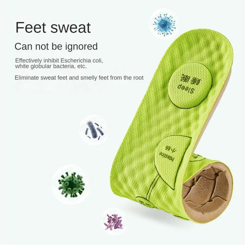 3D Foot Acupressure Insole for Shoes Breathable Deodorant Acupoint Massage Therapy Insoles Sport Running Shoe Inserts Pads