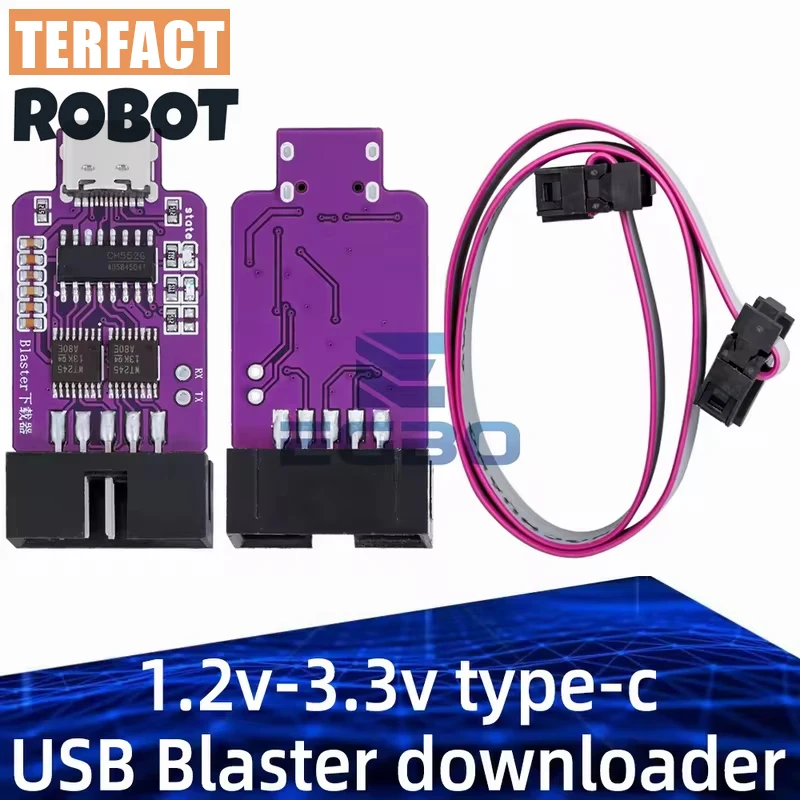 1.2V-3.3V Type-c USB Blaster downloader For ALTERA CPLD/FPGA JTAG Altera Programmer  for arduino