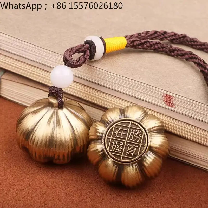 Brass Odds Are in The Grip, Creative Play with Decorative Ornaments, Garlic