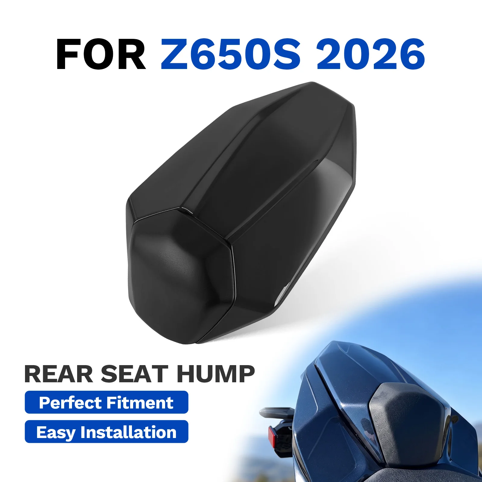 For Kawasaki Z650S 2026 Z650 S Z 650S 650 Motorcycle Rear Seat Cover Cowl Fairing Rear Passenger Pillion Solo Seat