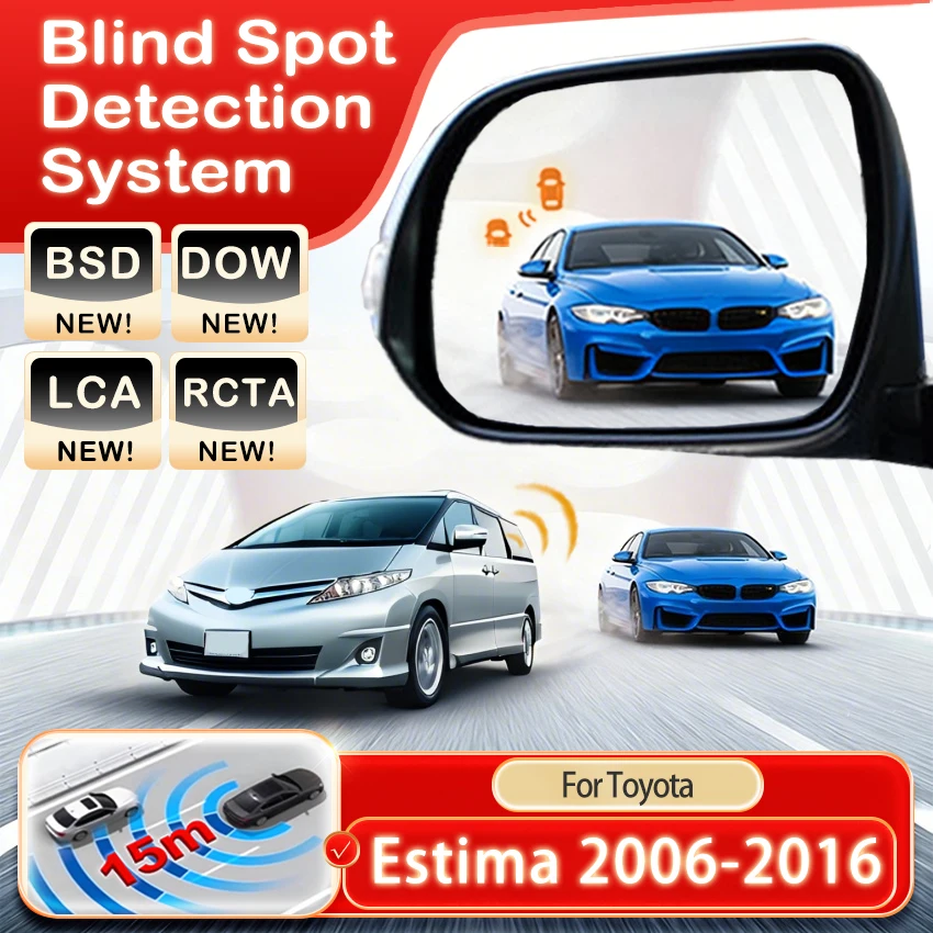 Car Radar For Toyota Estima 2006-2010 2011 2012 2013 2014 2015 2016 BSD BSA BSM Blind Spot Monitoring System Lane Change Assist
