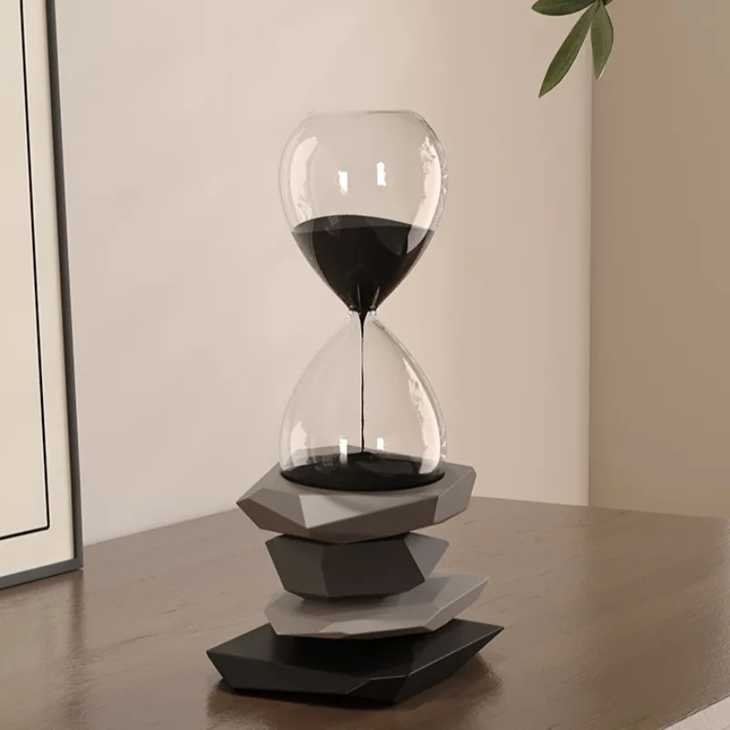 Modern Sand Clock Miniatures Creative Hourglass Figurines Office Decorations Home Desk Accessories Original and Funny Gifts