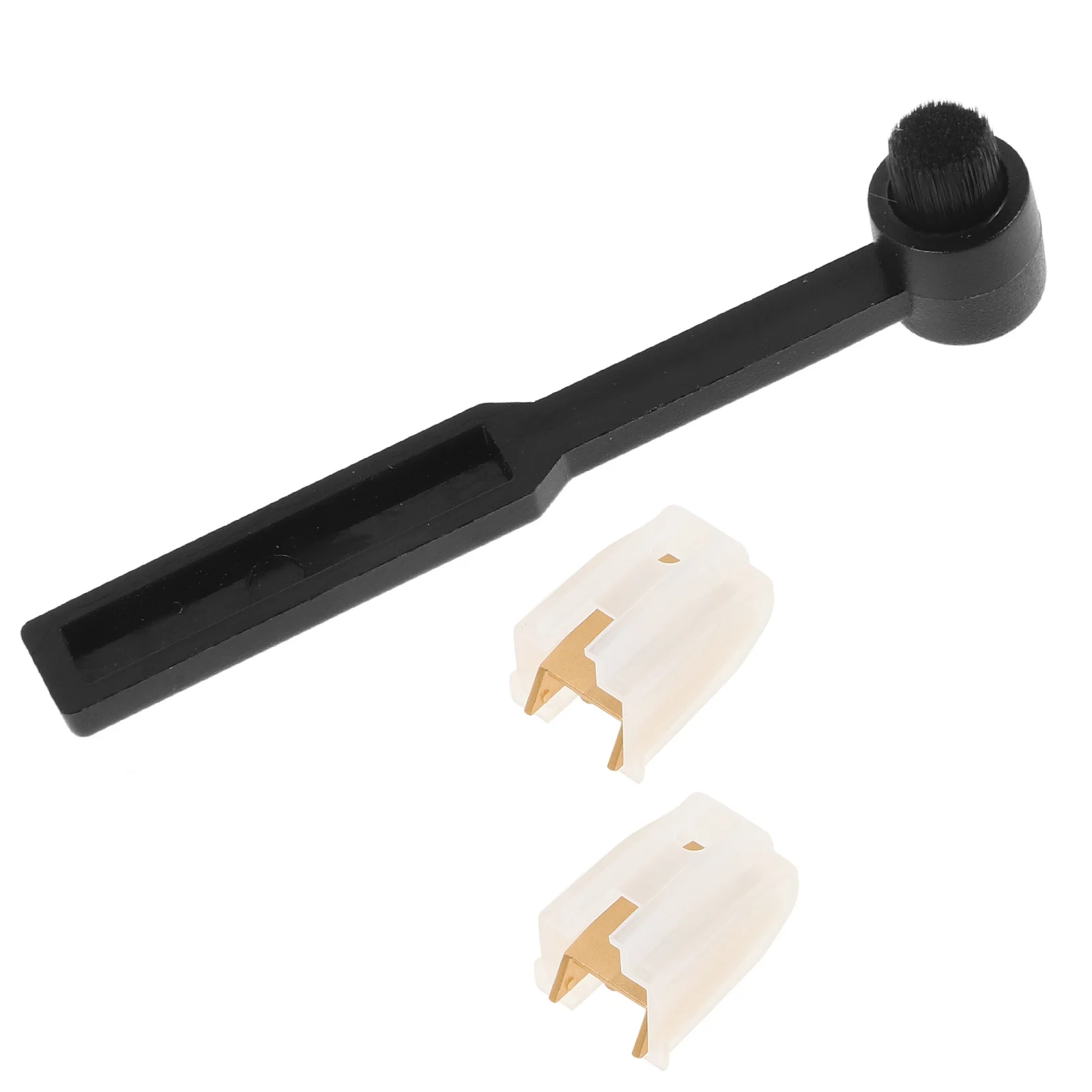 

1Set Record Player Needle Replacement Stylus Brush Ensuring Stable Clear Audio Performance Versatile Use Models