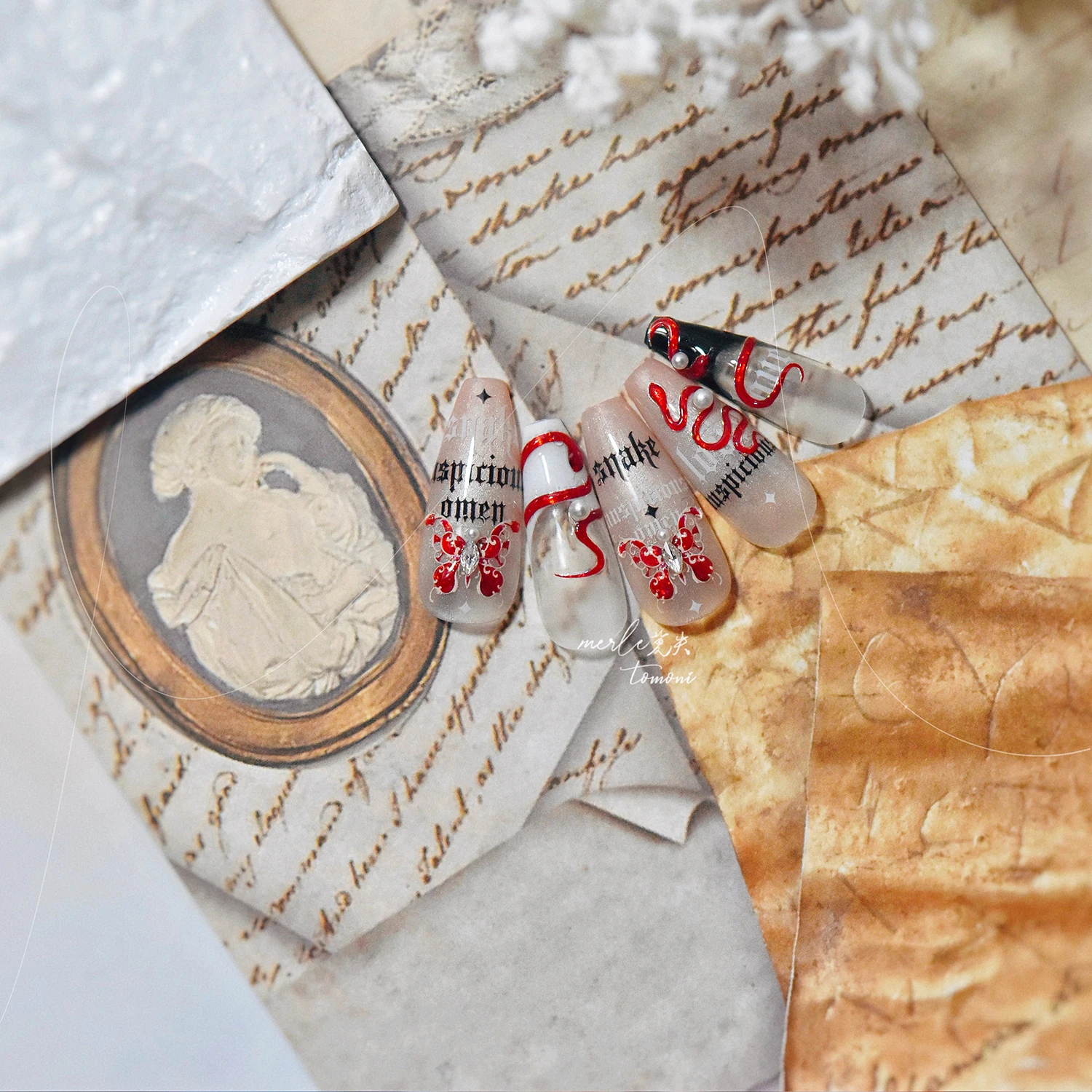 5D Colorful Butterfly Nail Stickers with Embossed Color Laser Stickers Adhering to Nail Art Decorations Pressing on Nails