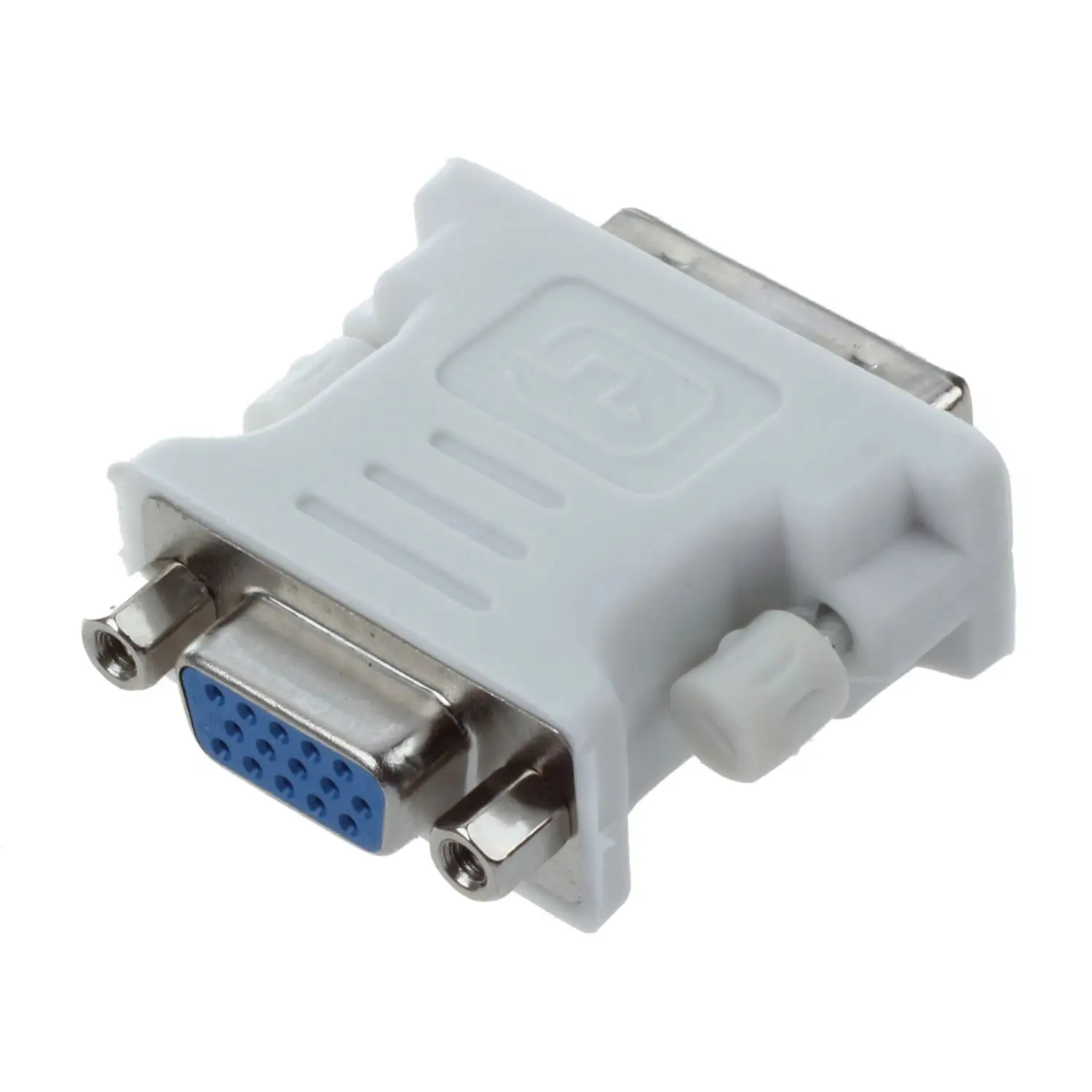 Semoic adaptador macho DVI (dvi-d 24 1) a VGA hembra (15 pines)