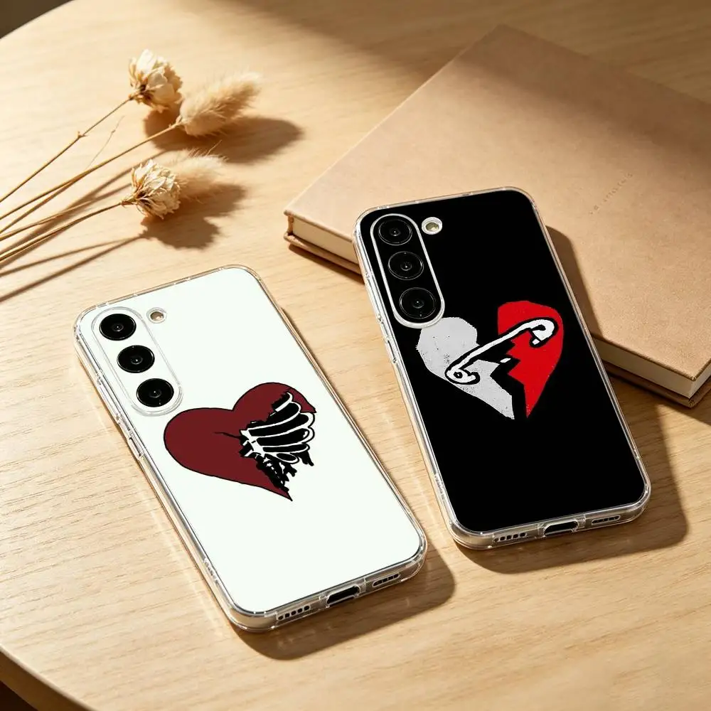 The feeling of heartbreak Phone Case For Samsung Galaxy A91,80,73,72 ,71,53,52,32 ,31,22,21s,20,Transparent Case