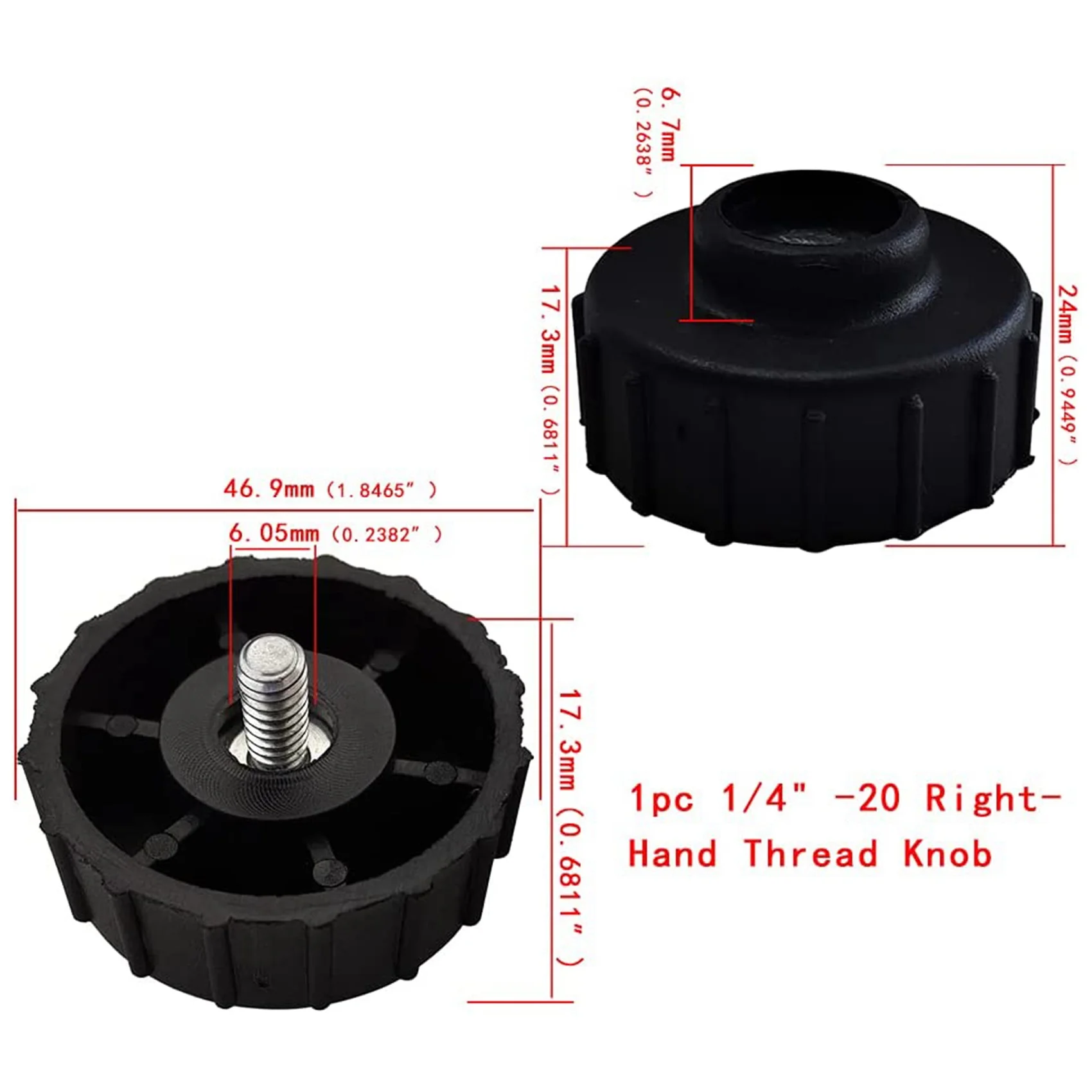 String Trimmer Head (10 mm x 1.25 mm) Knob Bumps for Homelite Ryobi MTD McCulloch Craftsman Toro ST155 ST165 ST175