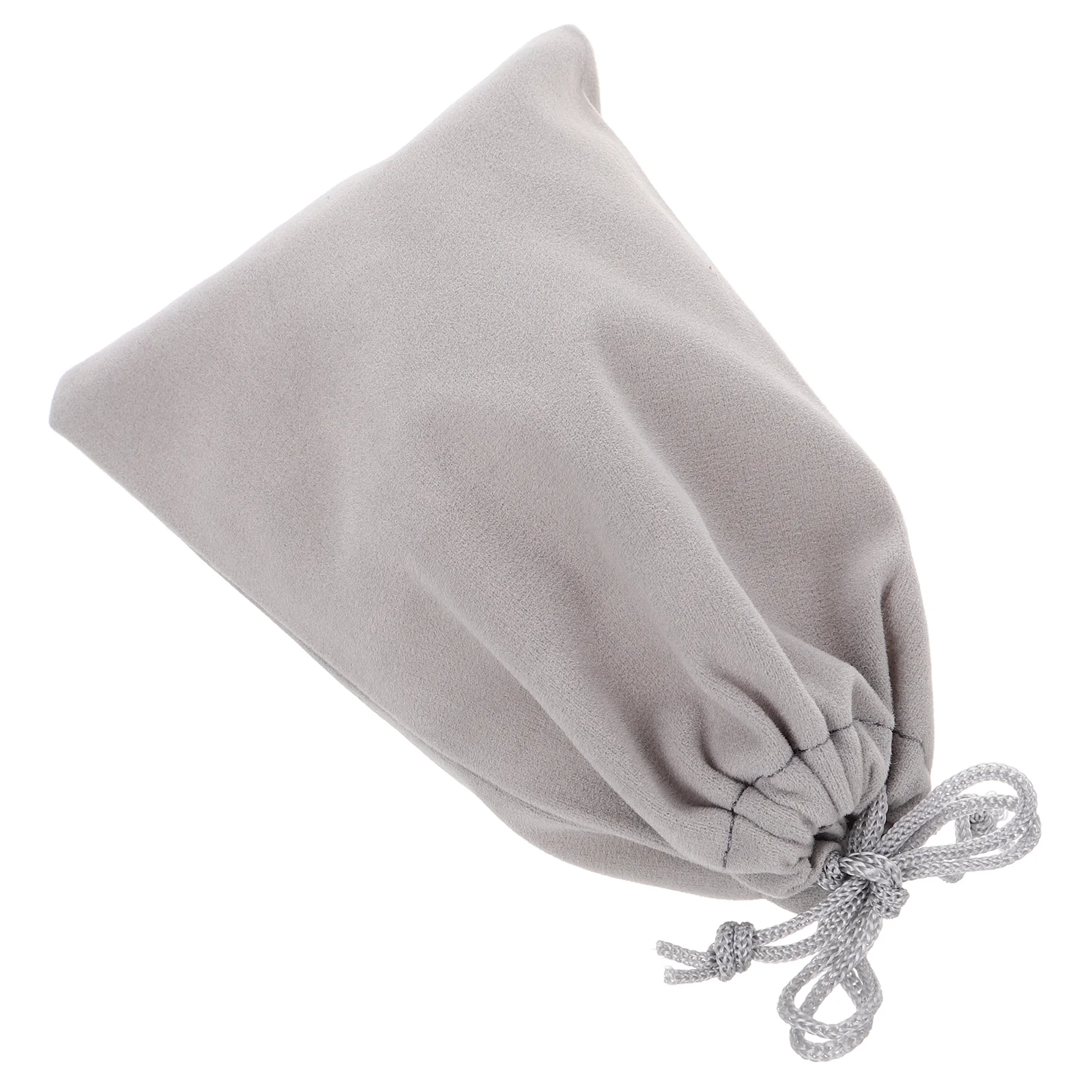 

Ocarina Storage Bag Velvet Drawstring Jewellery Bags Pouch Coin Sacks Grey Bridesmaid