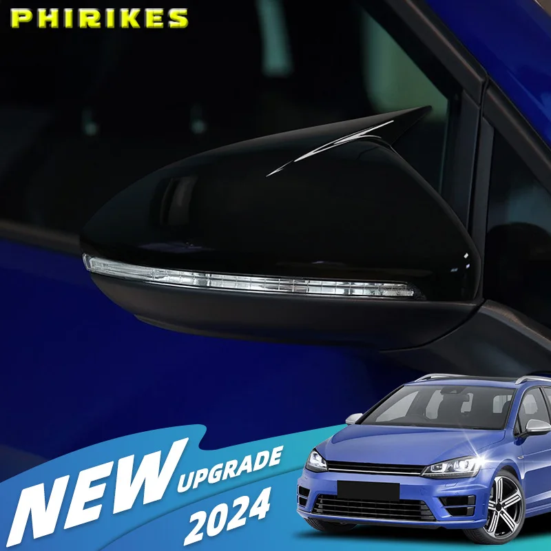 

Накладки на боковые зеркала из карбона для Volkswagen Golf 7 MK7 MK7.5 GTI R GTE GTD 2014-2019