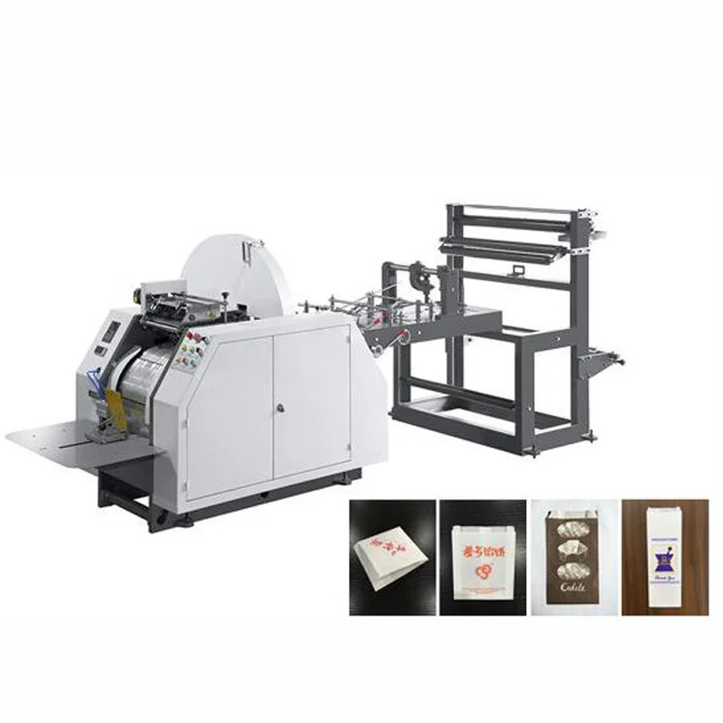 Food Kraft Paper Bag Making Machines To Make Paper Bags Fully Automatic Price