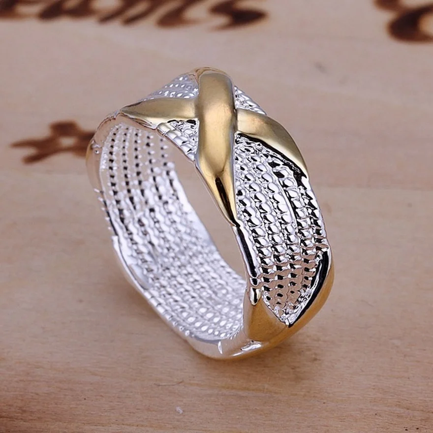 

Hot Sale Wholesale Gorgeous Men Women Lady Wedding Beautiful Festival Gifts 925 Sterling Silver Ring Trendy Jewelry Free Shippin