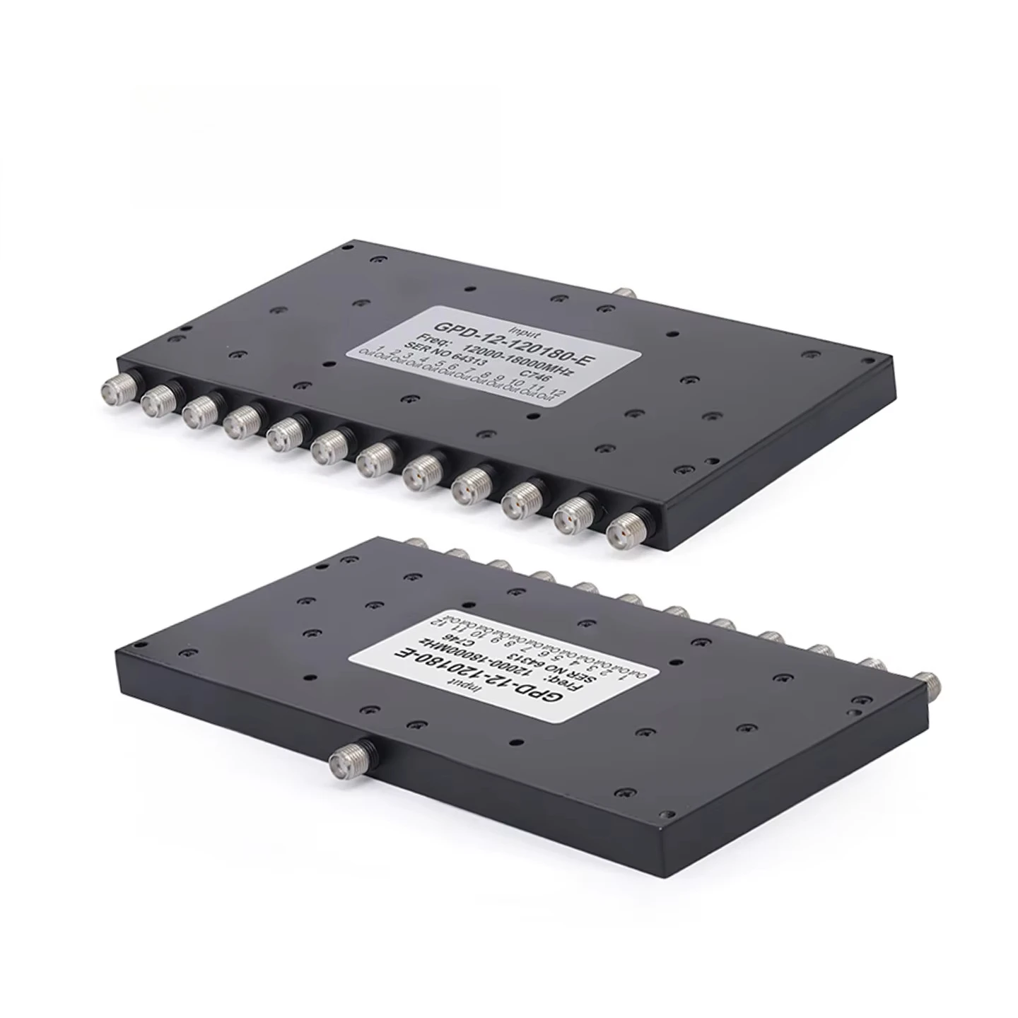 GPD-12-120180-E 12-Way Power Divider 50 Ohm 12-18 GHz 10 Watt RoHS Compliant for Connector Coaxial Connection for Telecom