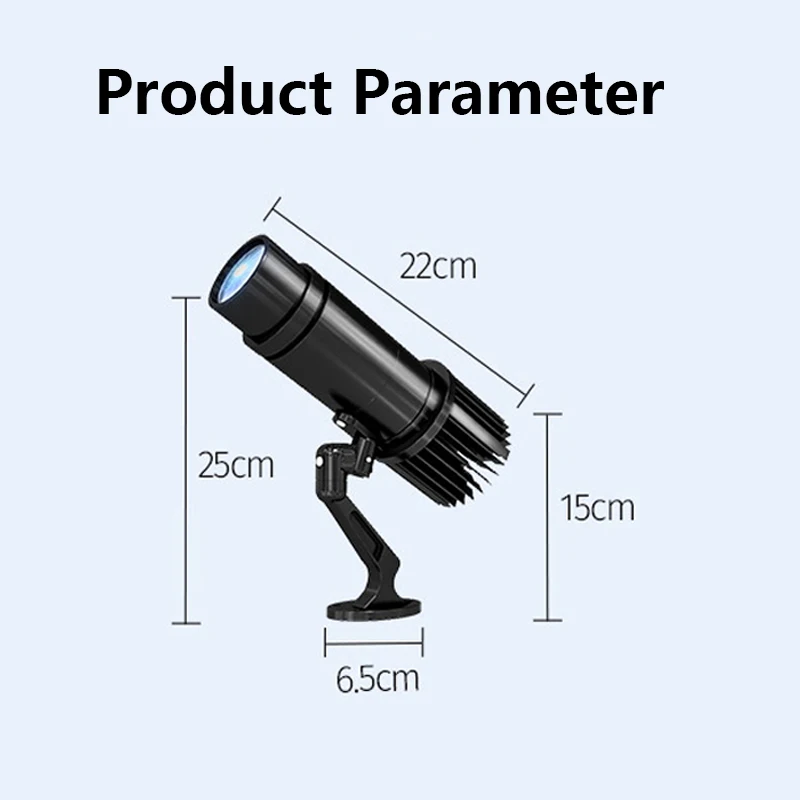 Logotipo projetor publicidade luz ip65 projetor à prova d15 água 15w 25 35 lâmpada de projeção ao ar livre gobo logotipo projetor sinal exibição