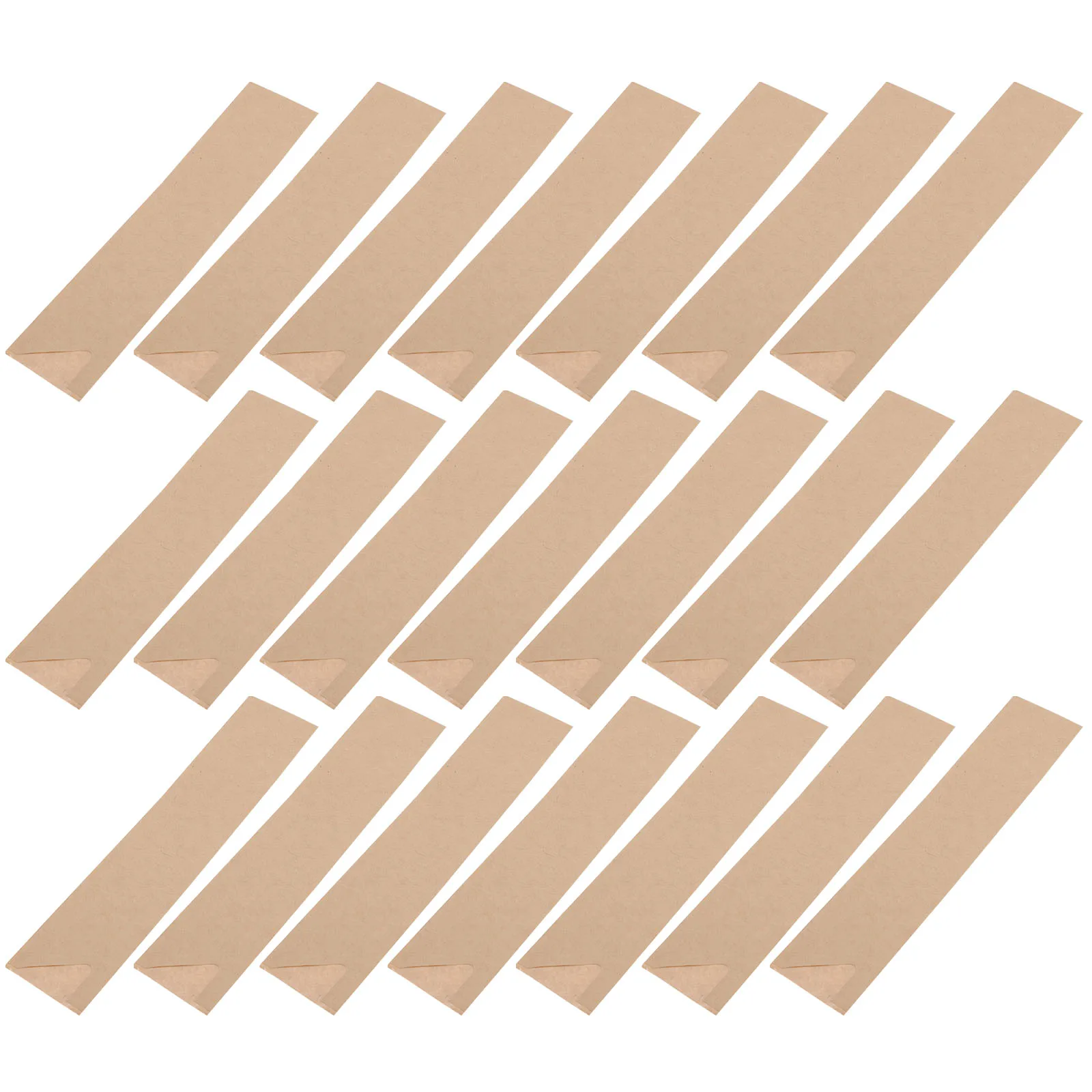 

200pcs Waterproof Chopstick Set Kraft Paper Sleeve Storage Bag Pocket Case for Travel BBQ Portable Dining Accessories