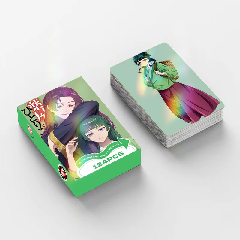 124PCS New Japanese Animation The Apothecary Diaries Sticker Photo Card LOMO Card Fan Collection Toy Gift view 4