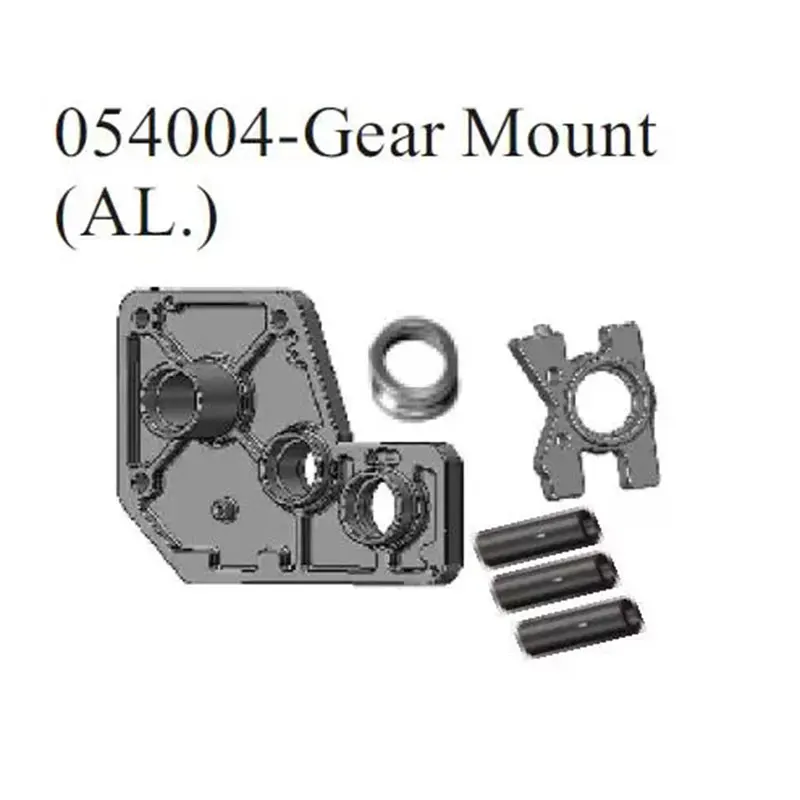 HSP Original  upgradeable spare parts attachment 054004-GearMount (AL.) FOR 1/5 OFF road vehicle truck 94050 94054