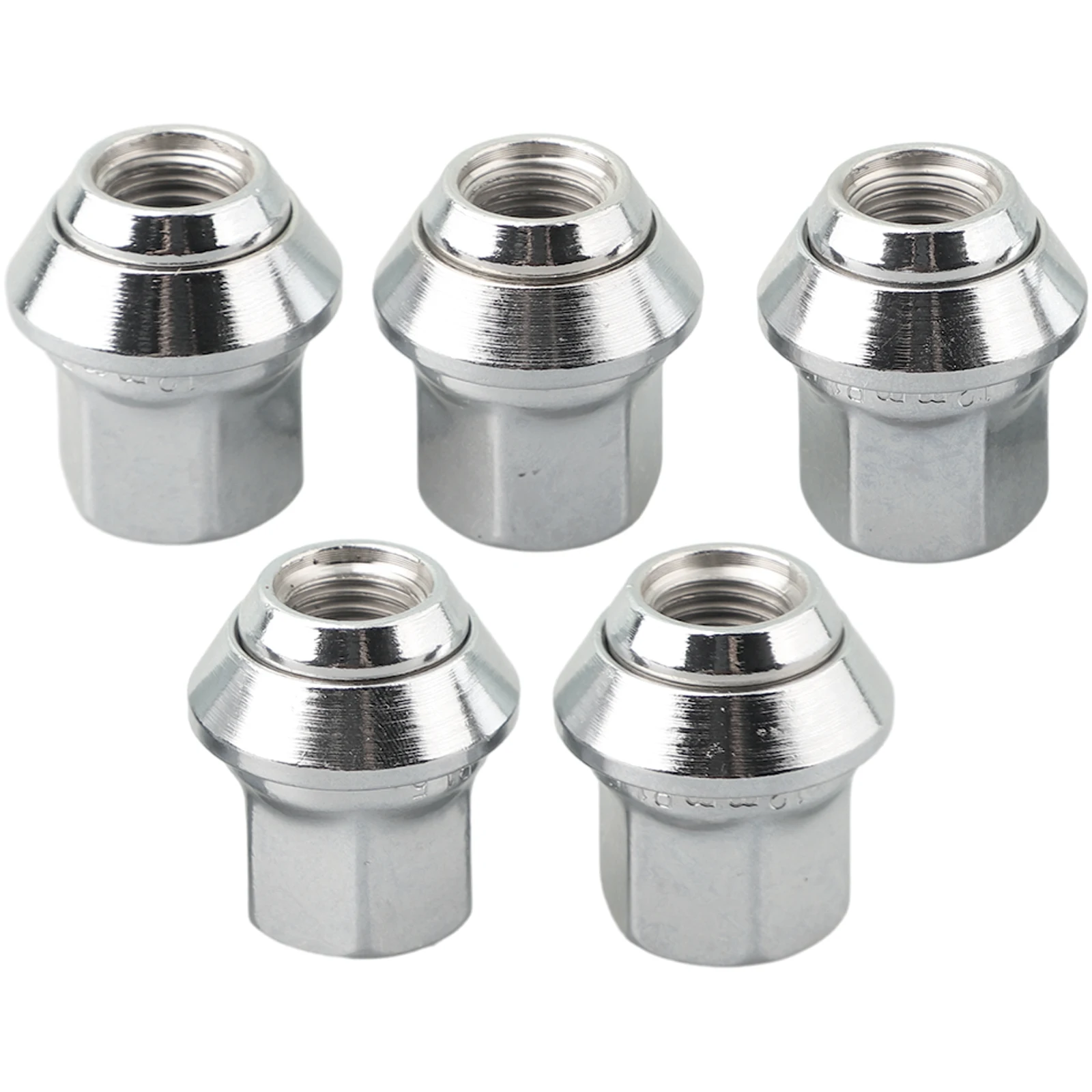 Upgrade Your Vehicle's Wheel Security with 5 Chrome Wheel Nuts for Ford Focus & For Volvo C30 C70 II S40 II V40 V50