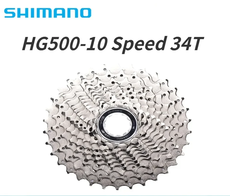 Shimano CS HG500 10 Speed Road Bicycle Cassette Sprocket For 10s 10v 12-28T 11-25/32T/34T 36T Freewheel Road Bike Accessories