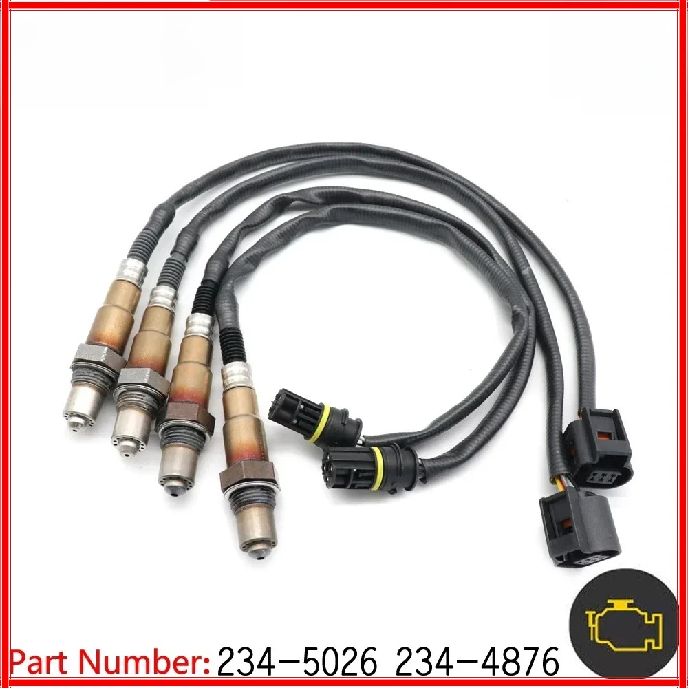 234-5026 234-4876 Sensor de oxígeno Lambda O2 de relación aire-combustible delantero y trasero de coche para BMW 550i 650i 750i 750Li GT xDrive Gran Coupe X5 X6